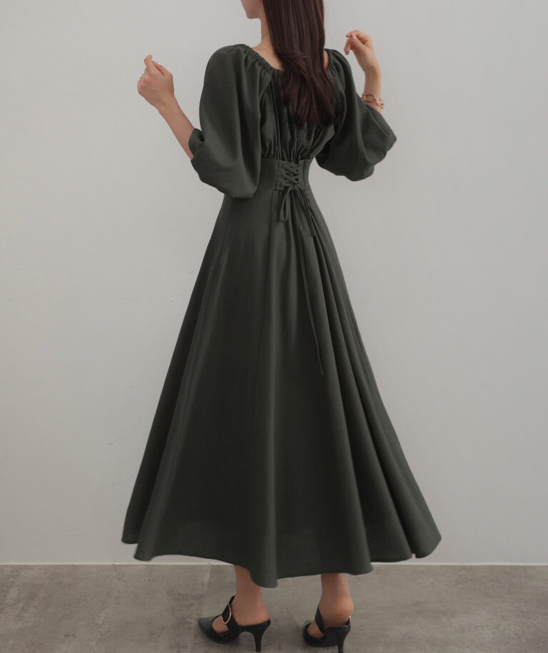 028】2wayリネン混フレアワンピース | CENEA(セネア)｜公式LOOKBOOK