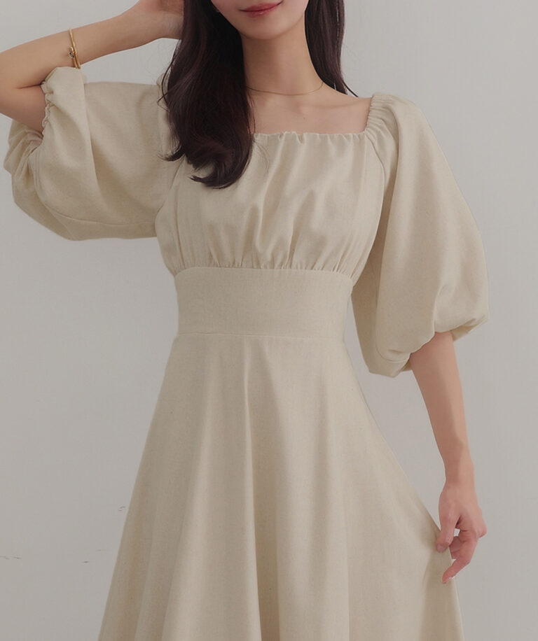 028】2wayリネン混フレアワンピース | CENEA(セネア)｜公式LOOKBOOK